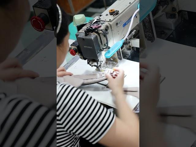 Watch How We Assemble Straps' Buckles in Our Bag Factory!   #bagfactory #sewing #bags #machine