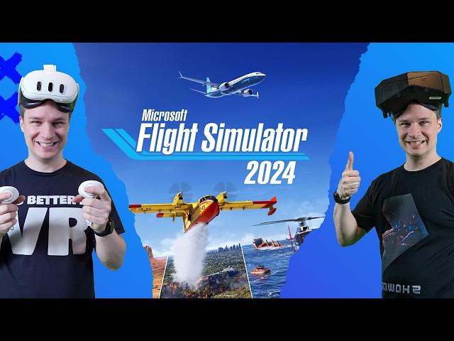 Microsoft Flight Simulator 2024 - Virtual Reality Gameplay und VR-Brillen Empfehlung