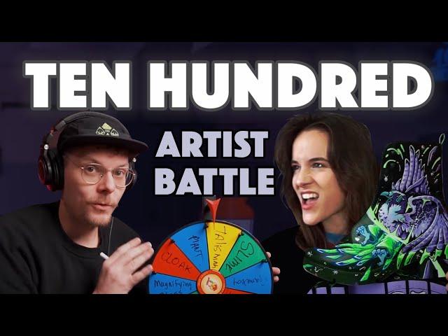 Did this really happen? Taking part in TEN HUNDREDS artist battle