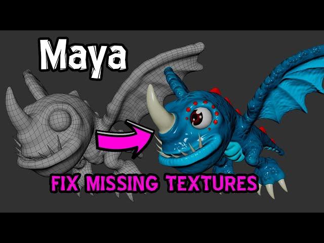 Maya Tutorial: File Path Editor (Missing Textures?)