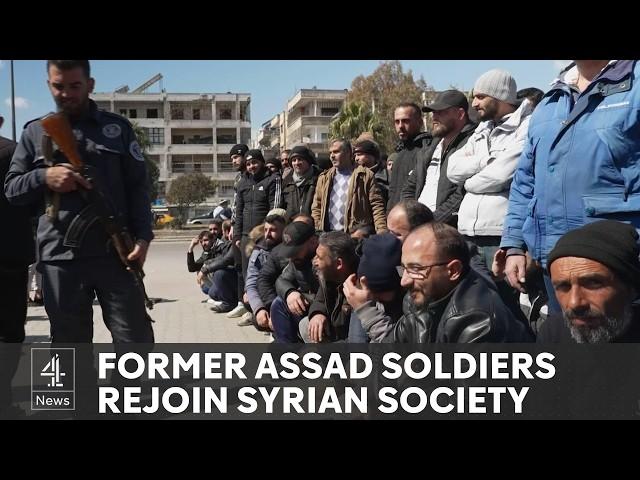 On patrol with Syria's new forces as Assad soldiers rejoin civilian life