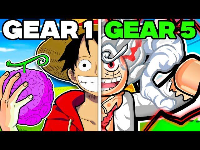 If Luffy Unlocked Gear 1 to GEAR 5 in Roblox!