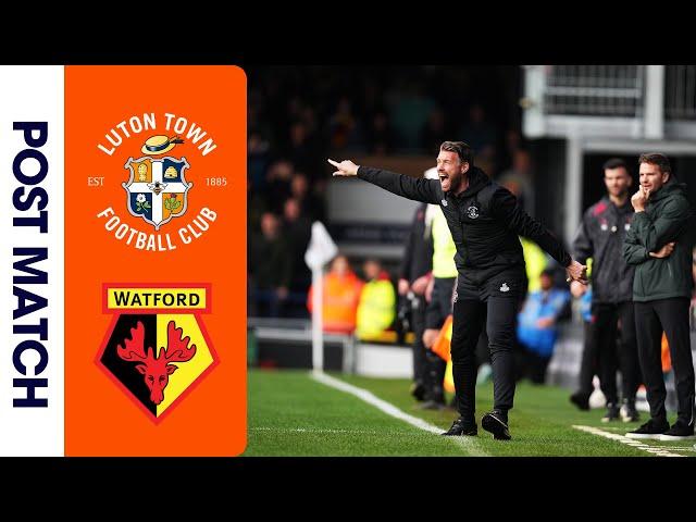 Rob Edwards on the 3-0 win against Watford | Post Match