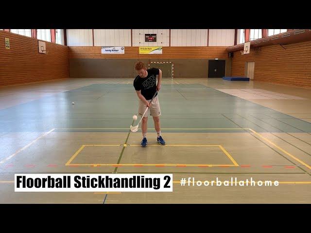 Floorball Stickhandling 2 mit Marcel