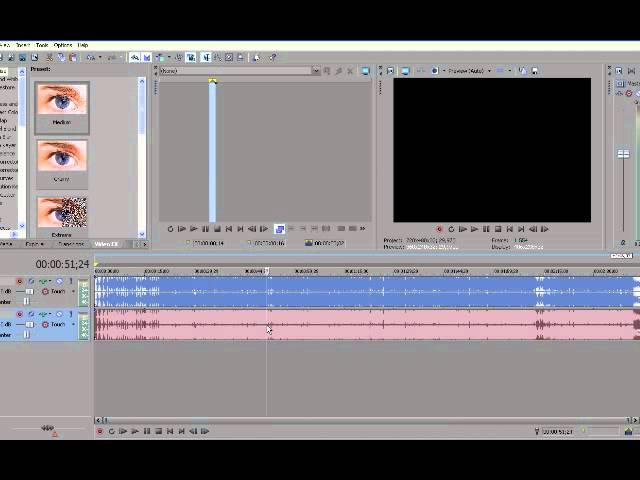 how to remove words/vocals from a song using sony vegas.