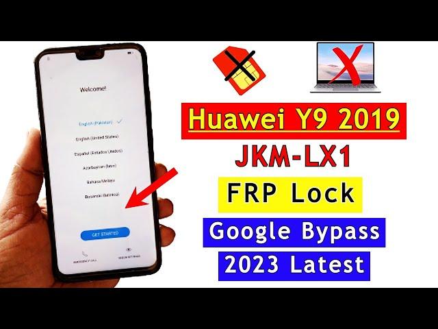 Huawei Y9 2019 Frp Bypass 2023 (JKM-LX1) FRP Unlock | Google Account Remove Without PC