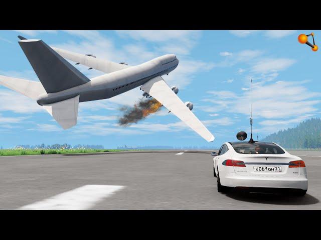 ХАКЕРСКАЯ АТАКА! ВЗЛОМ САМОЛЁТОВ В АЭРОПОРТУ | BeamNG.drive