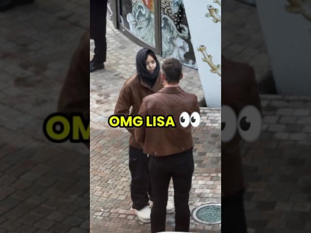 Lisa with utz peter in South Korea #lisa #blackpink #kpop