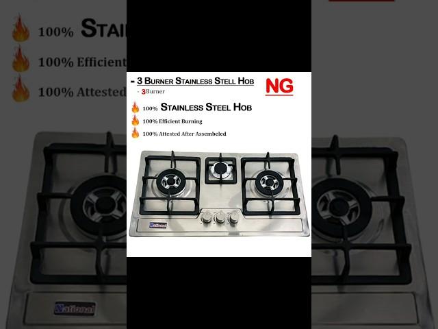 Stainless steel hobs|Best kitchen hobs in Pakistan|Gas stove #shorts