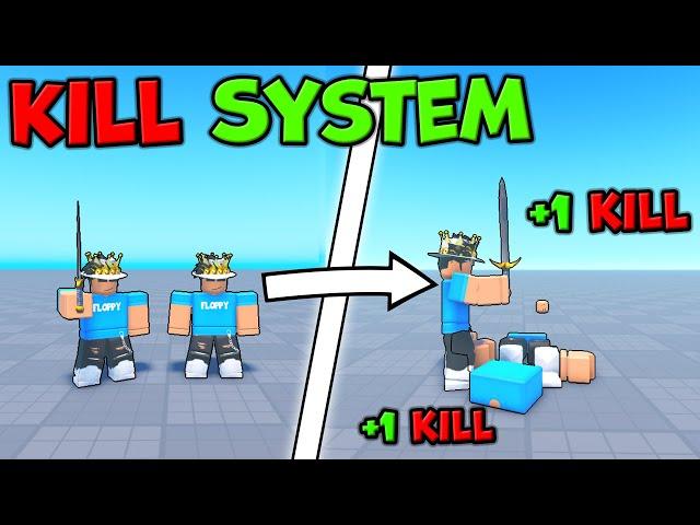 How to make a KILL SYSTEM | Roblox Studio