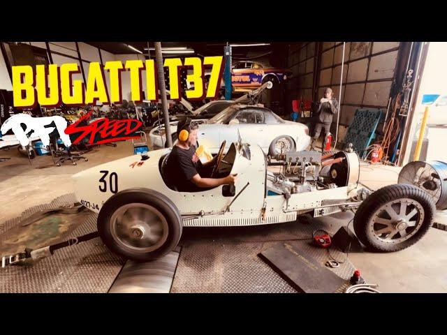 Most Expensive Car We’ve Had On The Dyno. Supercharged Bugatti T37