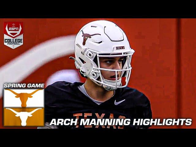 Arch Manning throws for 355 YDS & 3 TD in Texas Longhorns Spring Game  | ESPN College Football