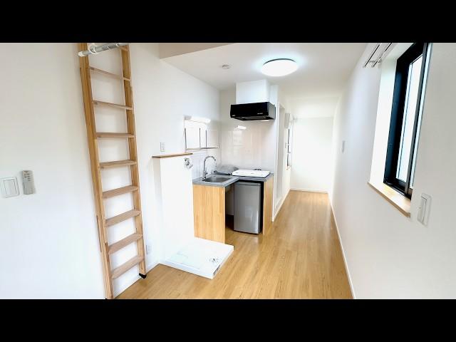 Ep 56 — Micro Apartment in Tokyo with Loft Space 🪜 - 14.05sqm / 151.23sqft