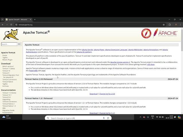 Install & Configure Apache Tomcat 9|10| 11 in Eclipse IDE (2024) |  Tomcat Web Server in Eclipse