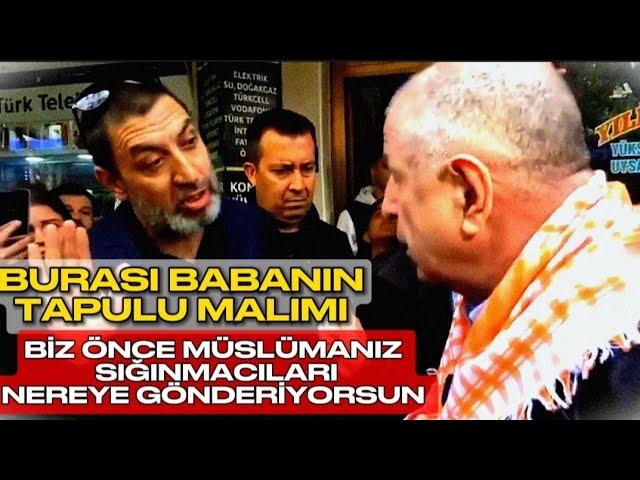 Ümit Özdağ'a Aydın'da tepki "Babanın yerimi burası"