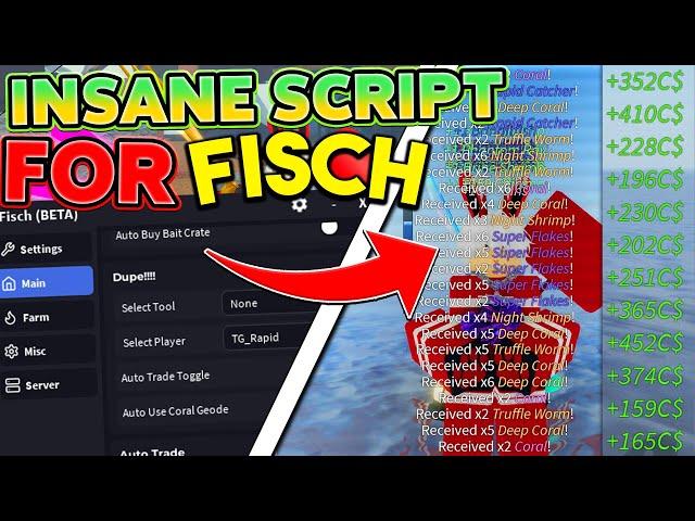 The *BEST* Script/Hack GUI For Fisch (Roblox Fisch Script)