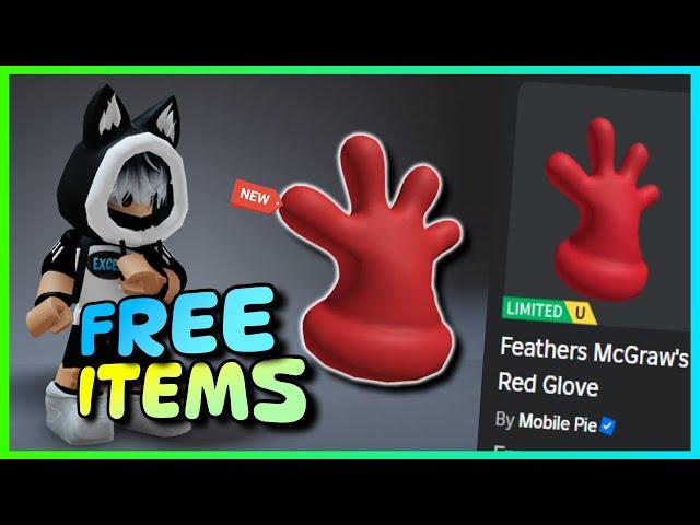 New FREE LIMITED UGC items , How to get FREE UGC LIMITED ITEM Feathers McGraw's Red Glove on ROBLOX