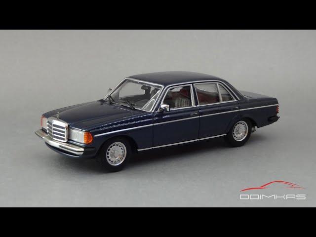 Mercedes-Benz 230E W123 Lapis Blue Metallic 1982 | MaXichamps - Minichamps | Масштабные модели 1:43