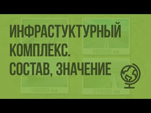 Инфраструктурный комплекс состав, значение. Виды транспорта. Видеоурок по географии 9 класс