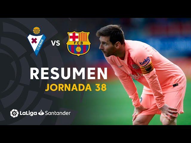 Highlights SD Eibar vs FC Barcelona (2-2)