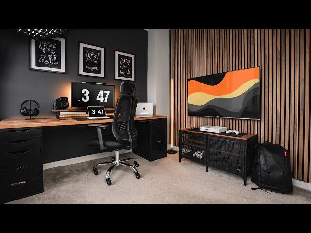 MASSIVE Home Office Upgrade: A Highly Functional Workspace & Gaming Setup!