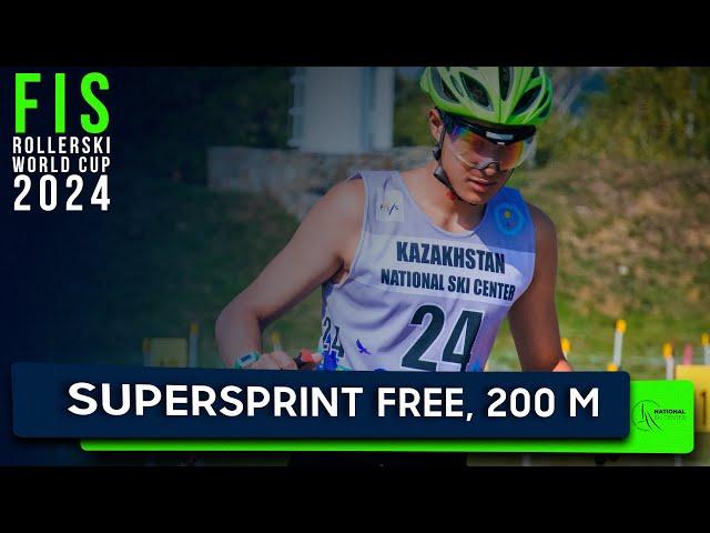 Supersprint Free, 200 m./ FIS ROLLERSKI WORLD CUP 2024 /Schuchinsk (KAZ)