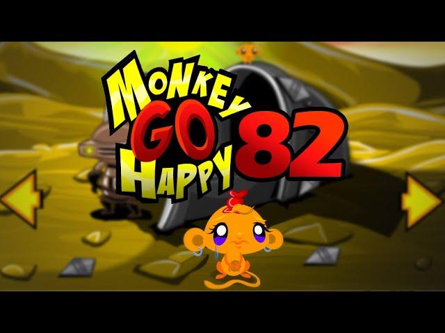 Игра "Счастливая Обезьянка 82" (Monkey GO Happy 82) - прохождение