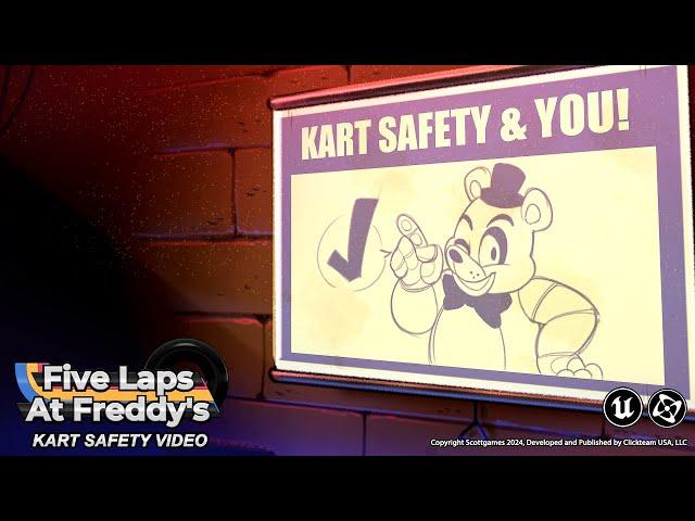 Five Laps at Freddy's - Kart Safety Video