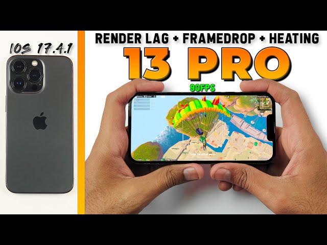 iPhone 13 Pro RenderLag TestBgmi review 2024 | performance | Battery | heating test 