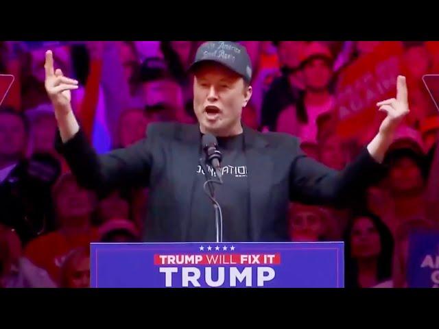 Elon Musk Sends Crowd WILD At Trump Rally (full speech)