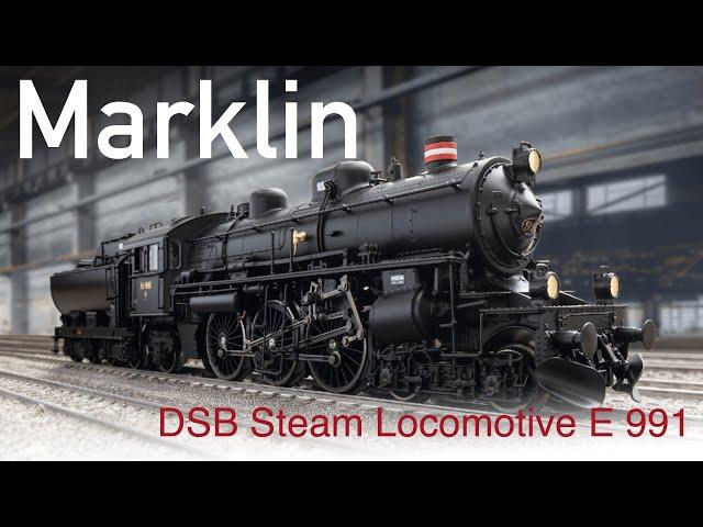 DSB Steam Locomotive E 991 by Märklin and Trix H0