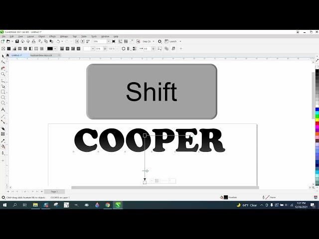 Corel Draw Tips & Tricks Interactive Fill Tool and the SHIFT key