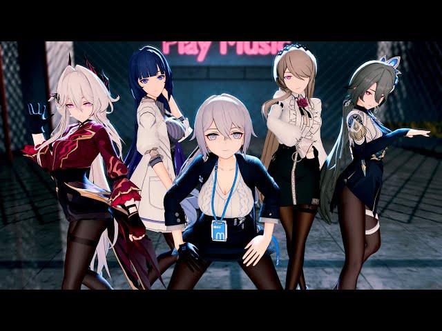 【MMD】Run Devil Run【Honkai impact 3 (崩壞3rd) 布洛妮婭 Bronya、薇塔Vita、瑟莉姆 Thelema、麗塔 Rita、芽衣 Mei】【Camera DL】