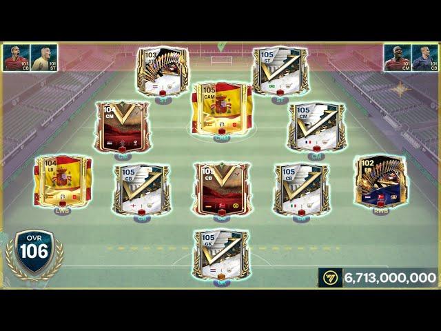 INSANE ICON TEAM OVERHAUL | 6.7 BILLION 106 OVR TEAM UPGRADE | HOL RETRO PACK OPENING | FC MOBILE