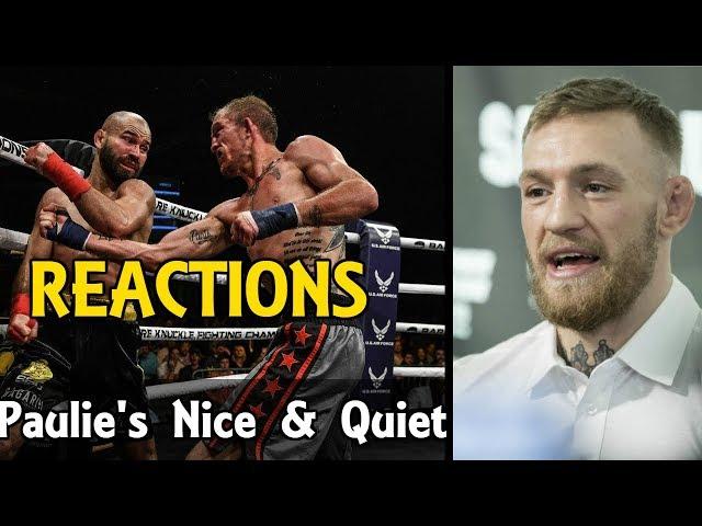 Conor McGregor Reacts to Artem Lobov vs Jason Knight Epic Fight At BKFC: Paulie Malignaggi's Quiet