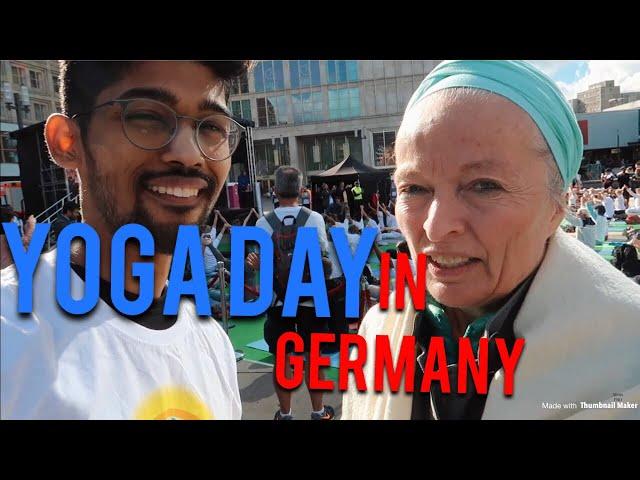 International YOGA DAY in Berlin, Germany