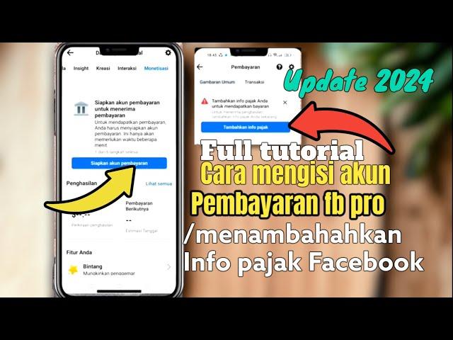 Cara menambahkan akun pembayaran Facebook profesional -cara menambahkan informasi pajak Facebook