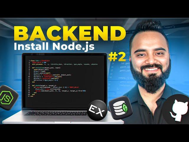 Install Node.js & Learn File System Operations | Backend Development Part 2