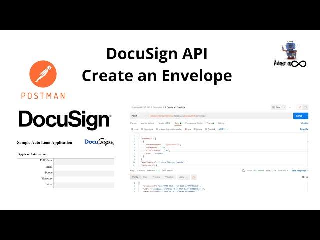 DocuSign Create an Envelope || DocuSign API