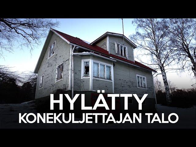 Autiotalo Espoon Karamalmilla - Hylätty konekuljettajan talo