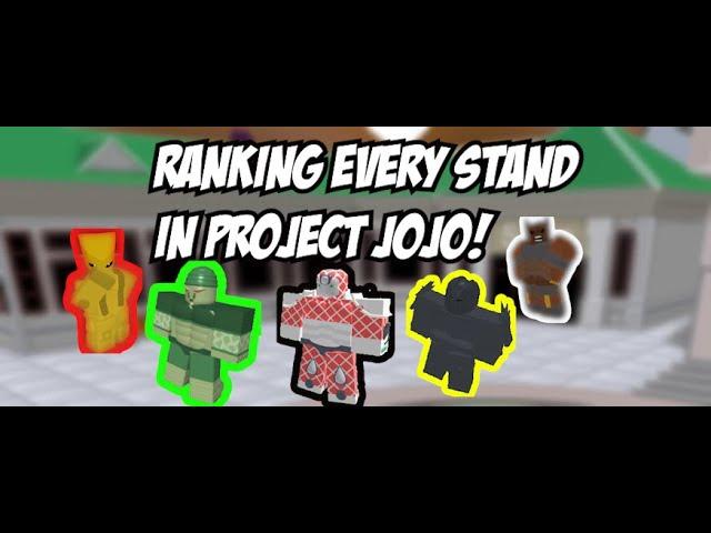 Project jojo Ranking every stand