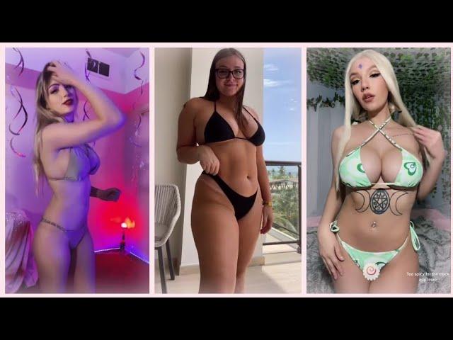 SHOW  YOURSELF IN BAGGY CLOTHES AND THEN IN A BIKINI challenge - TIKTOK  challenge compilation