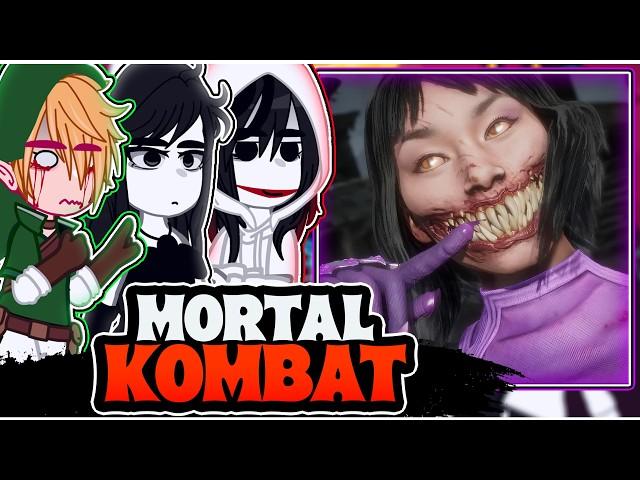 ||Creepypastas reacting to MORTAL KOMBAT|| \\/// ◆Bielly - Inagaki◆