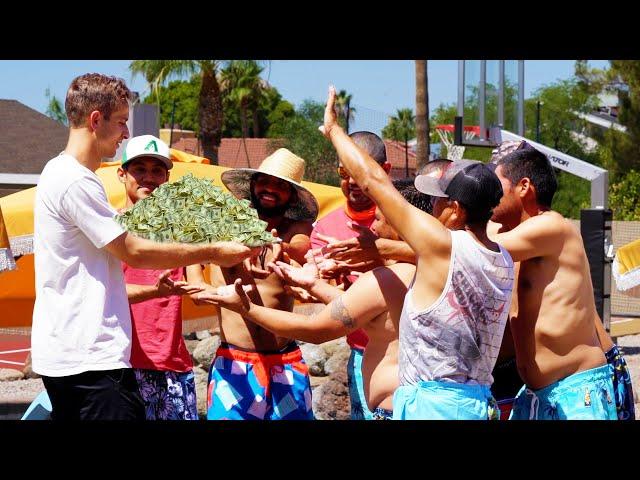 Surprising Mexicans at Home Depot With Cash and BBQ Party