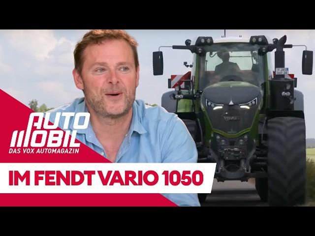 Vom Auto in den Traktor: Alex Bloch im Fendt 1050 Vario auf öffentlichen Straßen | auto mobil