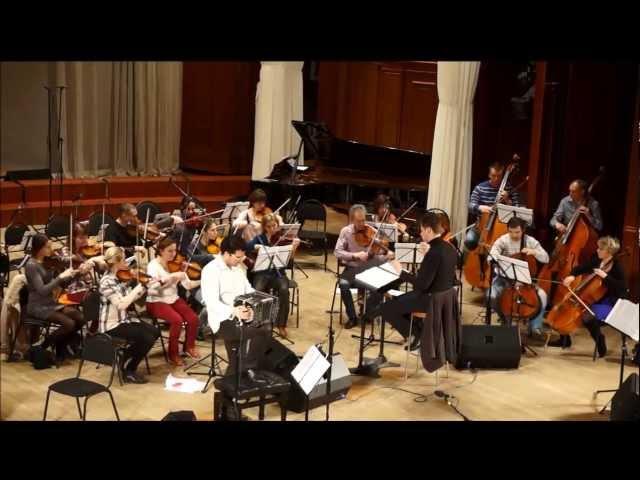 JP Jofre и Камерный оркестр БГФ Mezzo Music. Репетиция в Белгороде. 14.03.14