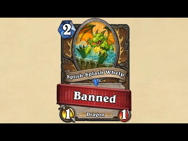 Hearthstone just banned this card from Standard!