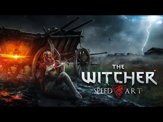  The Witcher 3 | SPEED-ART (timelapse) Photoshop by Pavel Bond