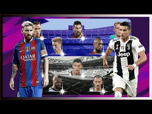 PES2020 เปิดบอล Club Selection - FC BARCELONA ,Club Selection - JUVENTUS