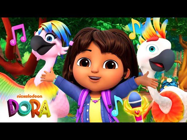 Dora & Quickatoo Sing Melodía Song!  Circle Time Songs | Dora & Friends